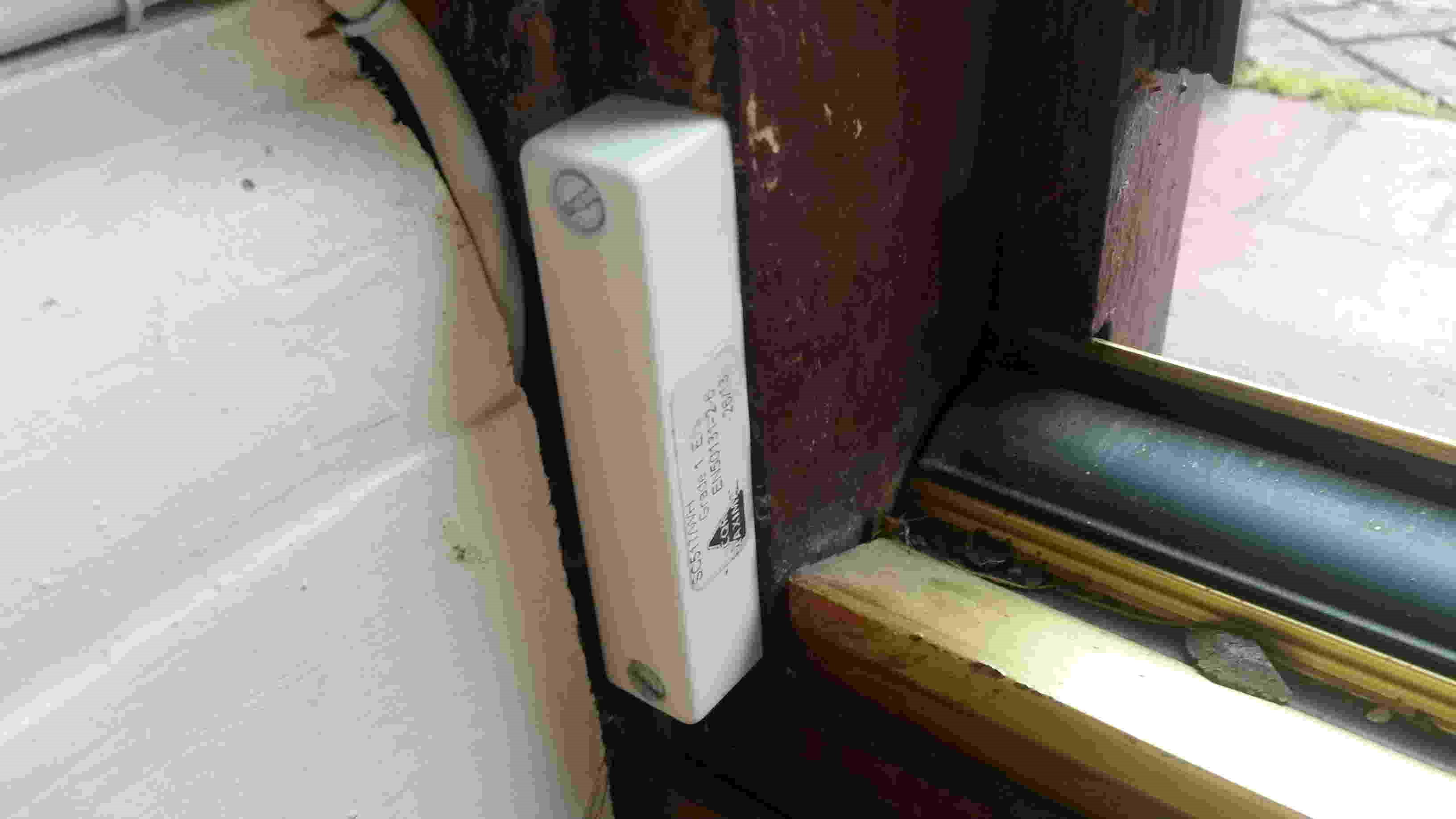Job done new door contact fitted Intruder Alarms Intruder Alarms